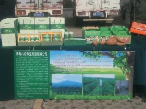 2012年青島市(膠南)農超對接 秋季洽談會展會現場